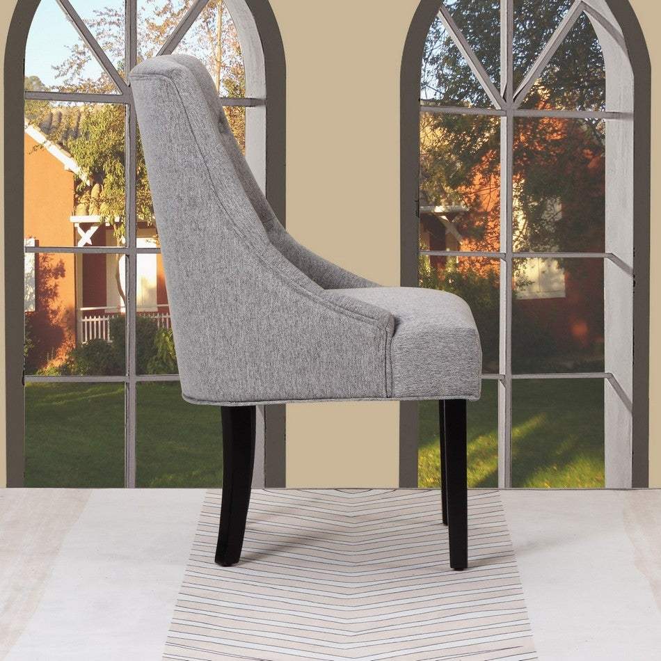 25 X 20 X 40" Light Gray  Accent Chair