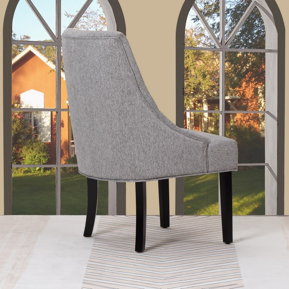 25 X 20 X 40" Light Gray  Accent Chair