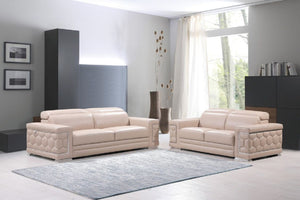 160" X 82" X 66" Beige  Sofa Love