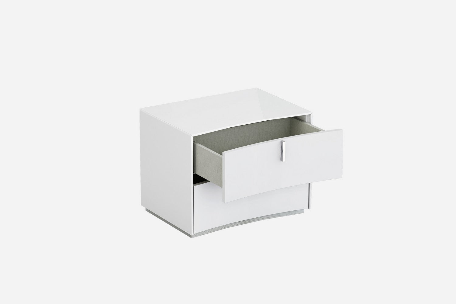 22" X 18" X 18" White  Nightstand
