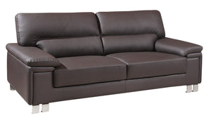 155" X 72" X 72" Brown  Sofa Love