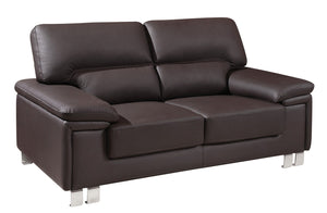 155" X 72" X 72" Brown  Sofa Love