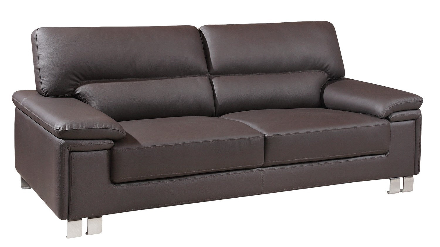 86" X 36" X 36" Brown  Sofa