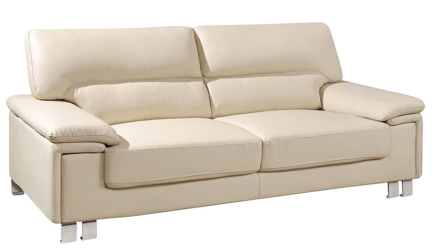 155" X 72" X 72" Beige  Sofa Love