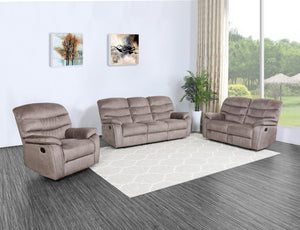 183" X 114" X 120" Light Brown  Sofa Set