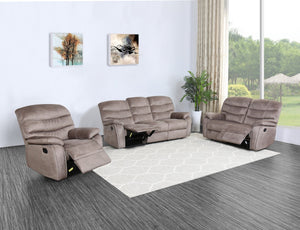 183" X 114" X 120" Light Brown  Sofa Set