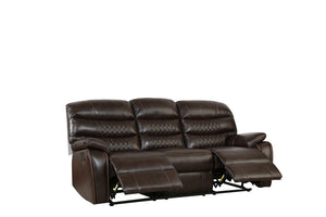 82" X 38" X 40" Dark Brown  Sofa