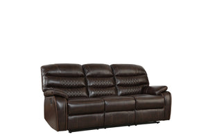 82" X 38" X 40" Dark Brown  Sofa