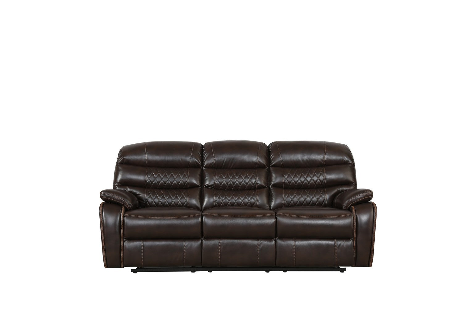 82" X 38" X 40" Dark Brown  Sofa