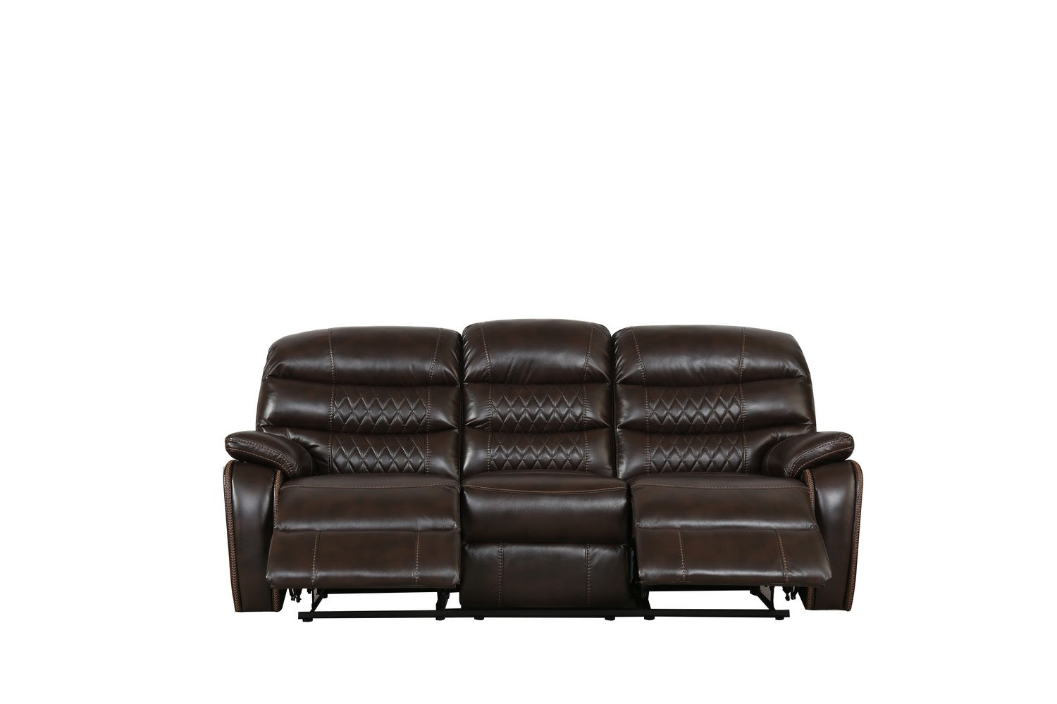 82" X 38" X 40" Dark Brown  Sofa