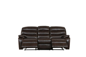 82" X 38" X 40" Dark Brown  Sofa