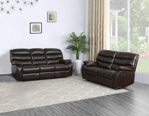 144" X 76" X 80" Dark Brown  Sofa Love