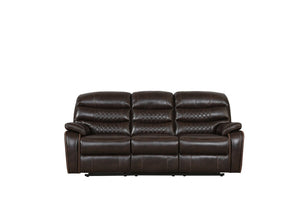 144" X 76" X 80" Dark Brown  Sofa Love