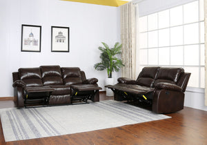 142" X 76" X 80" Brown  Sofa Love