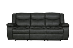 86" X 36" X 40" Gray  Sofa