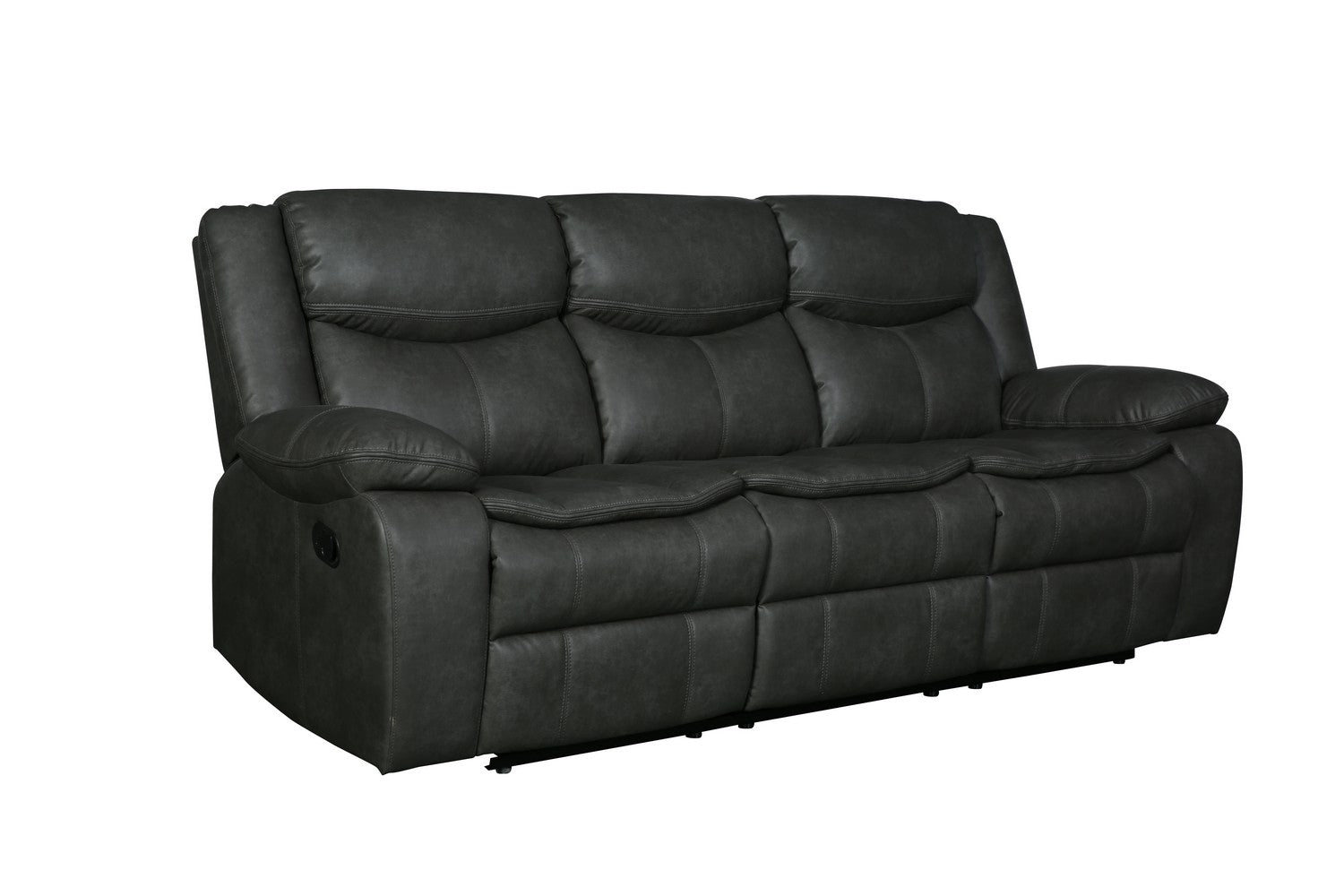 86" X 36" X 40" Gray  Sofa