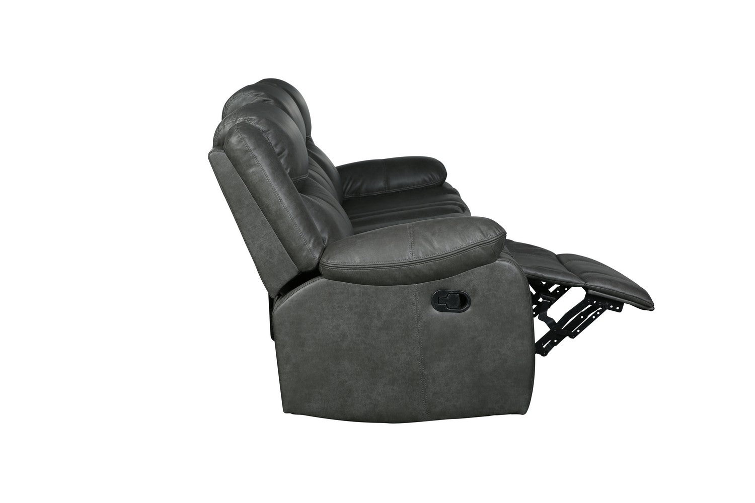 86" X 36" X 40" Gray  Sofa