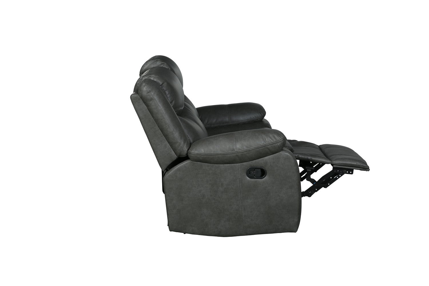 6"4 X 36" X 40" Gray  Loveseat