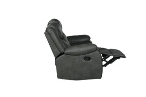 6"4 X 36" X 40" Gray  Loveseat