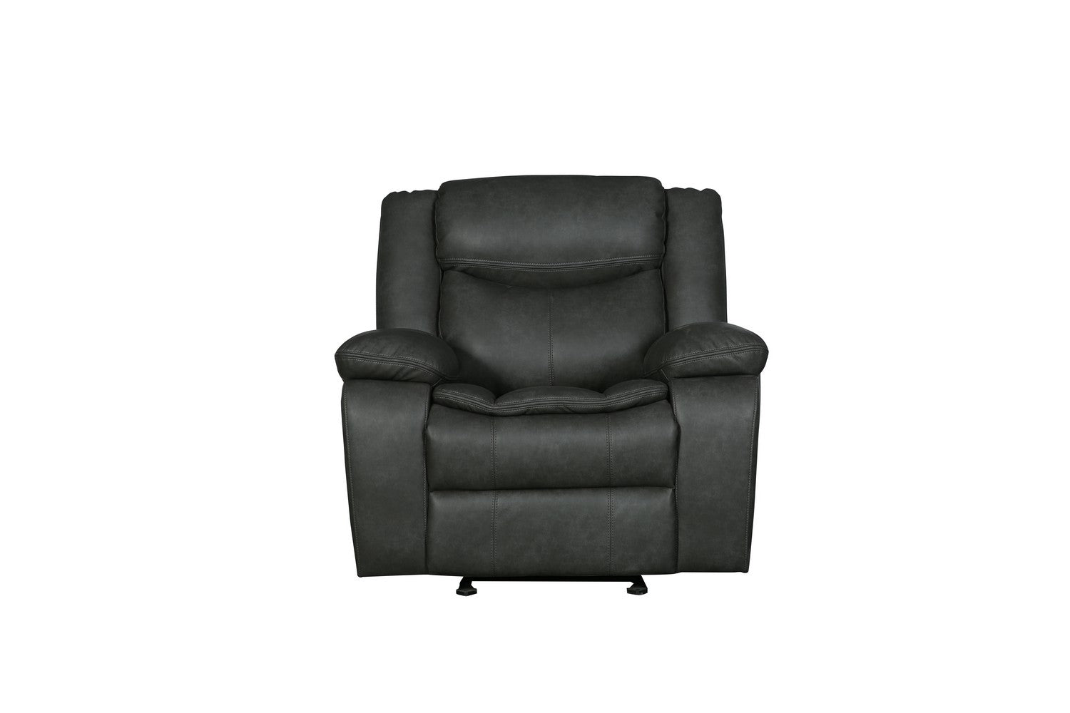 42" Gray Reclining Chair