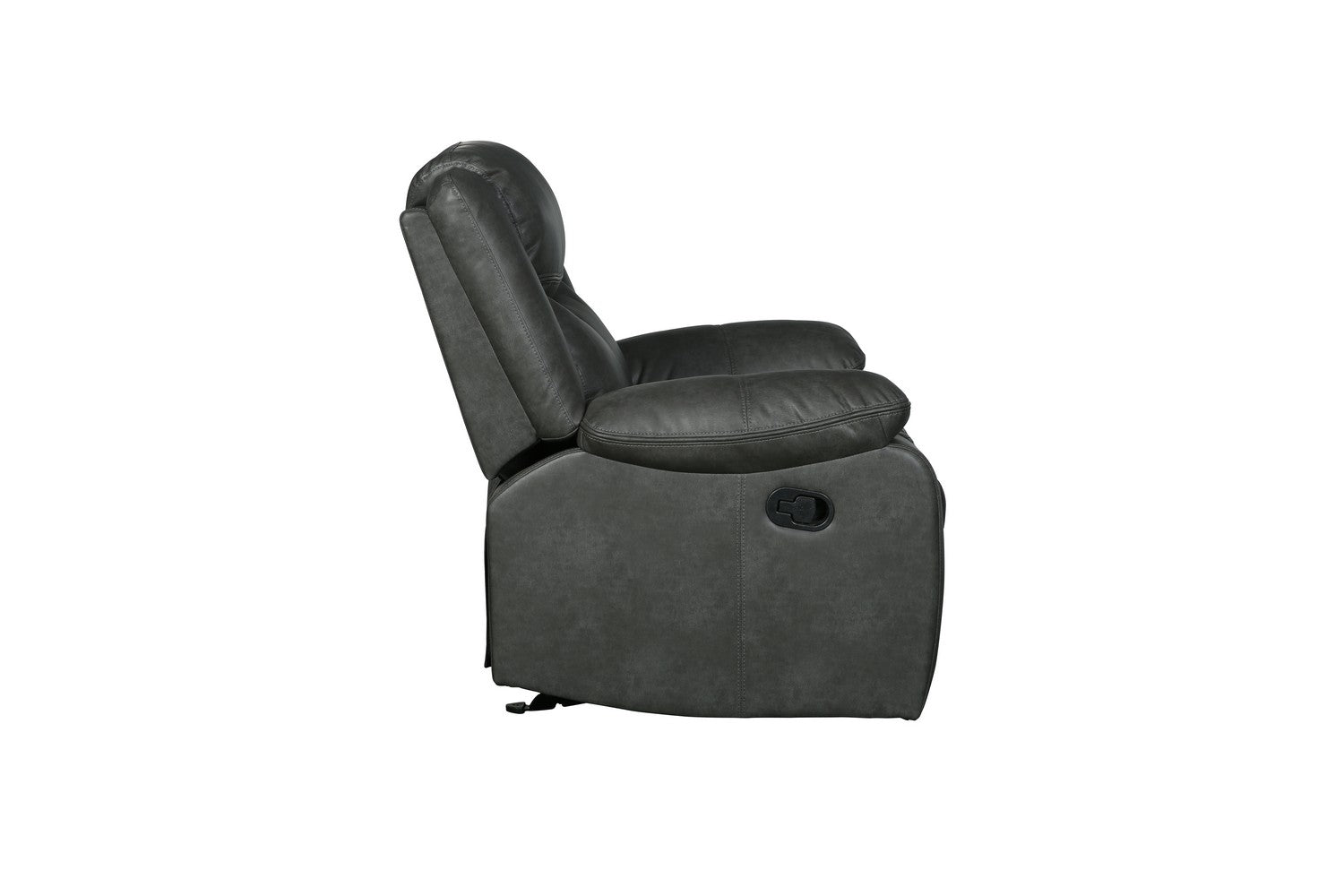 42" Gray Reclining Chair