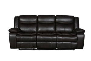 86" X 36" X 40" Brown  Sofa