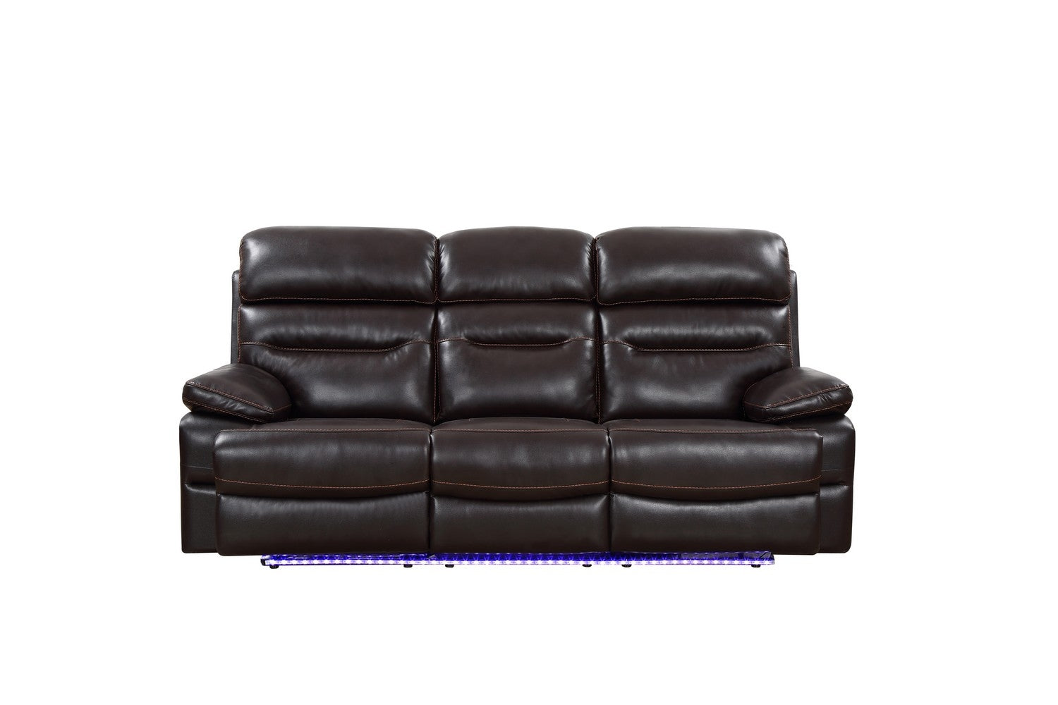 210" X 120" X 123" Brown  Power Reclining Sofa Set