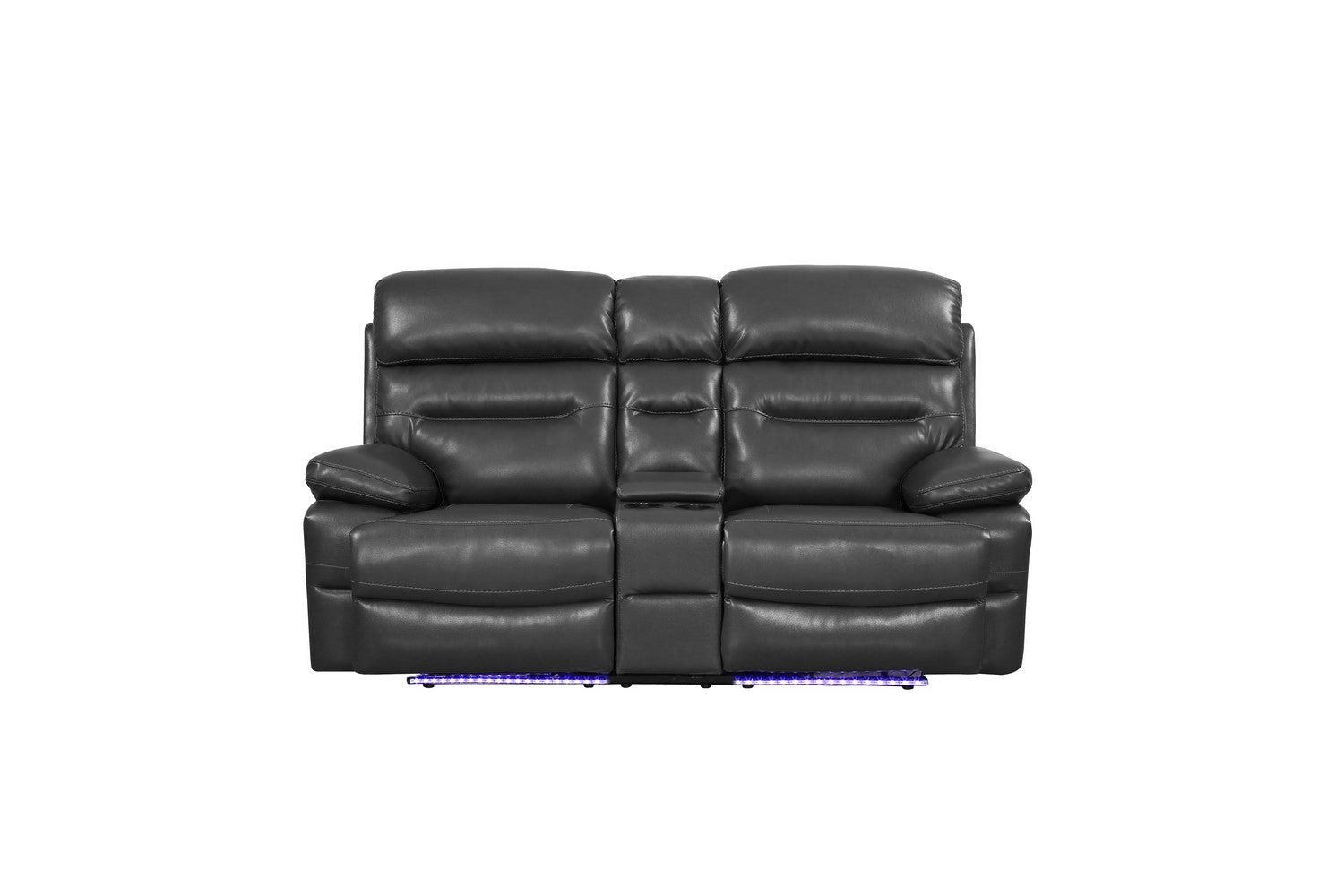 210" X 120" X 123" Gray  Power Reclining Sofa Set