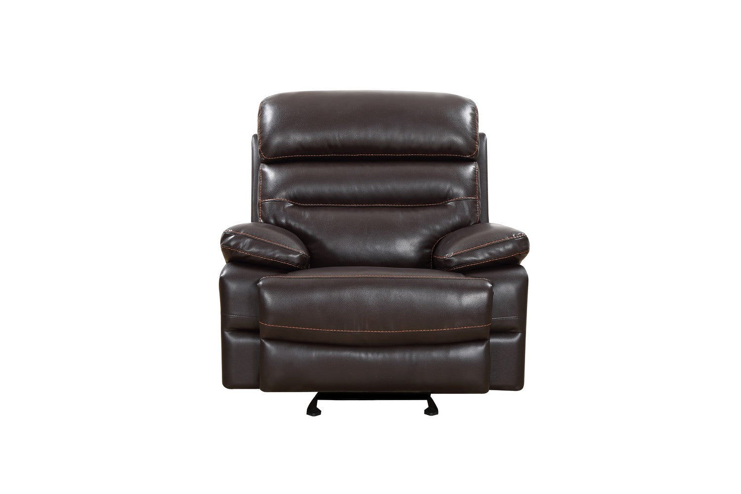 43" Brown Reclining Chair
