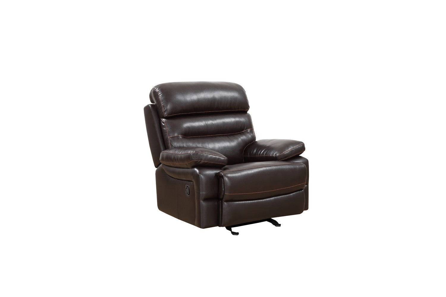 43" Brown Reclining Chair