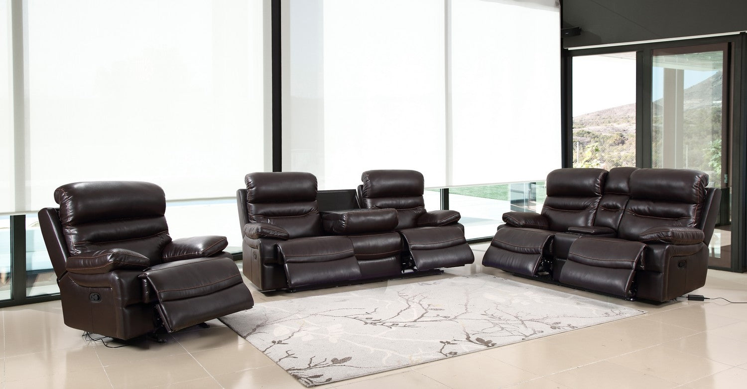 210" X 120" X 123" Brown  Sofa Set