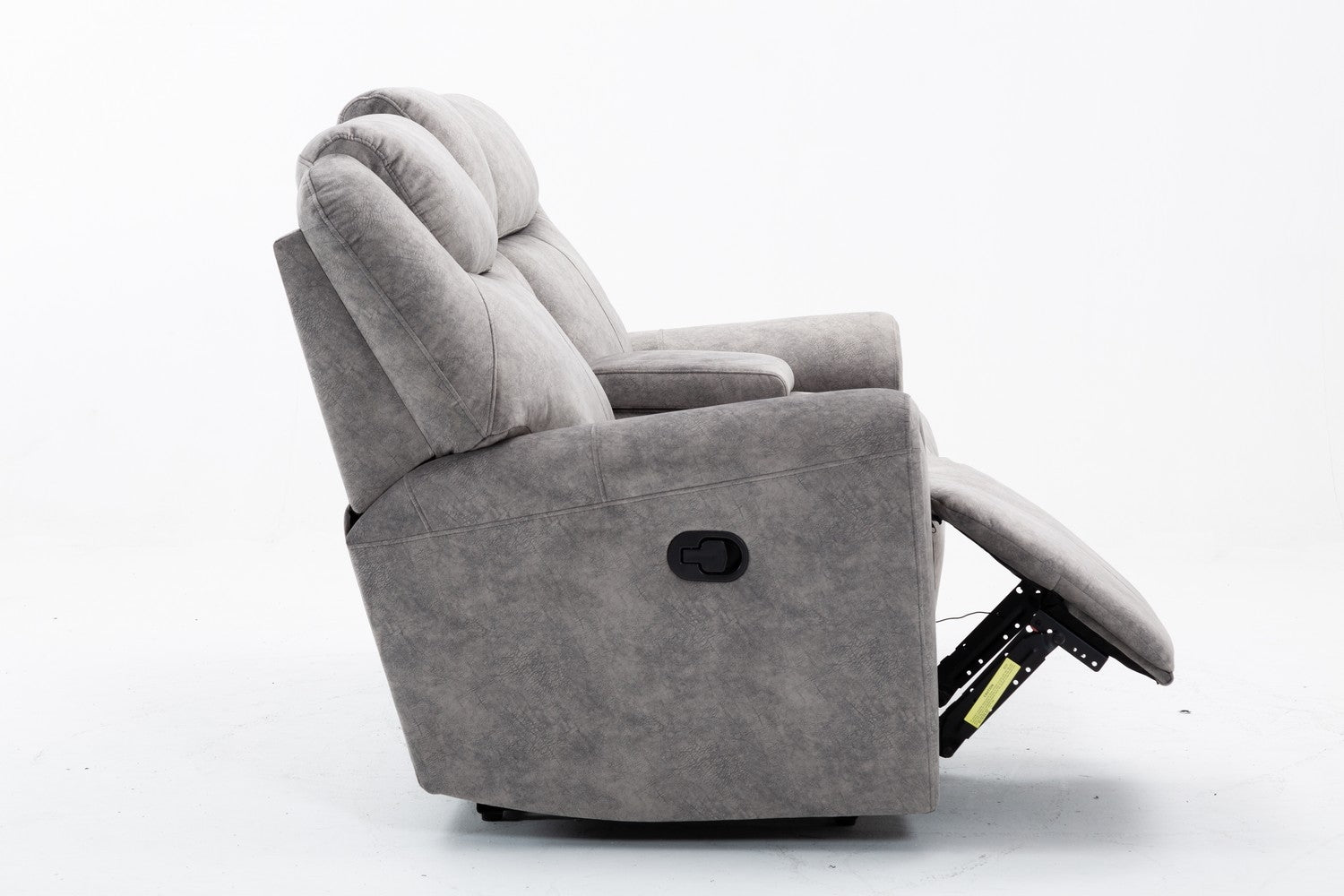 66" X 40" X 40" Gray  Console Loveseat