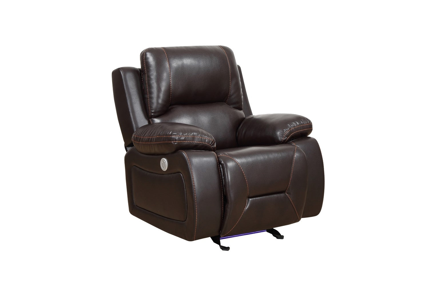 44 X 40" X 40" Brown  Power Reclining Chair