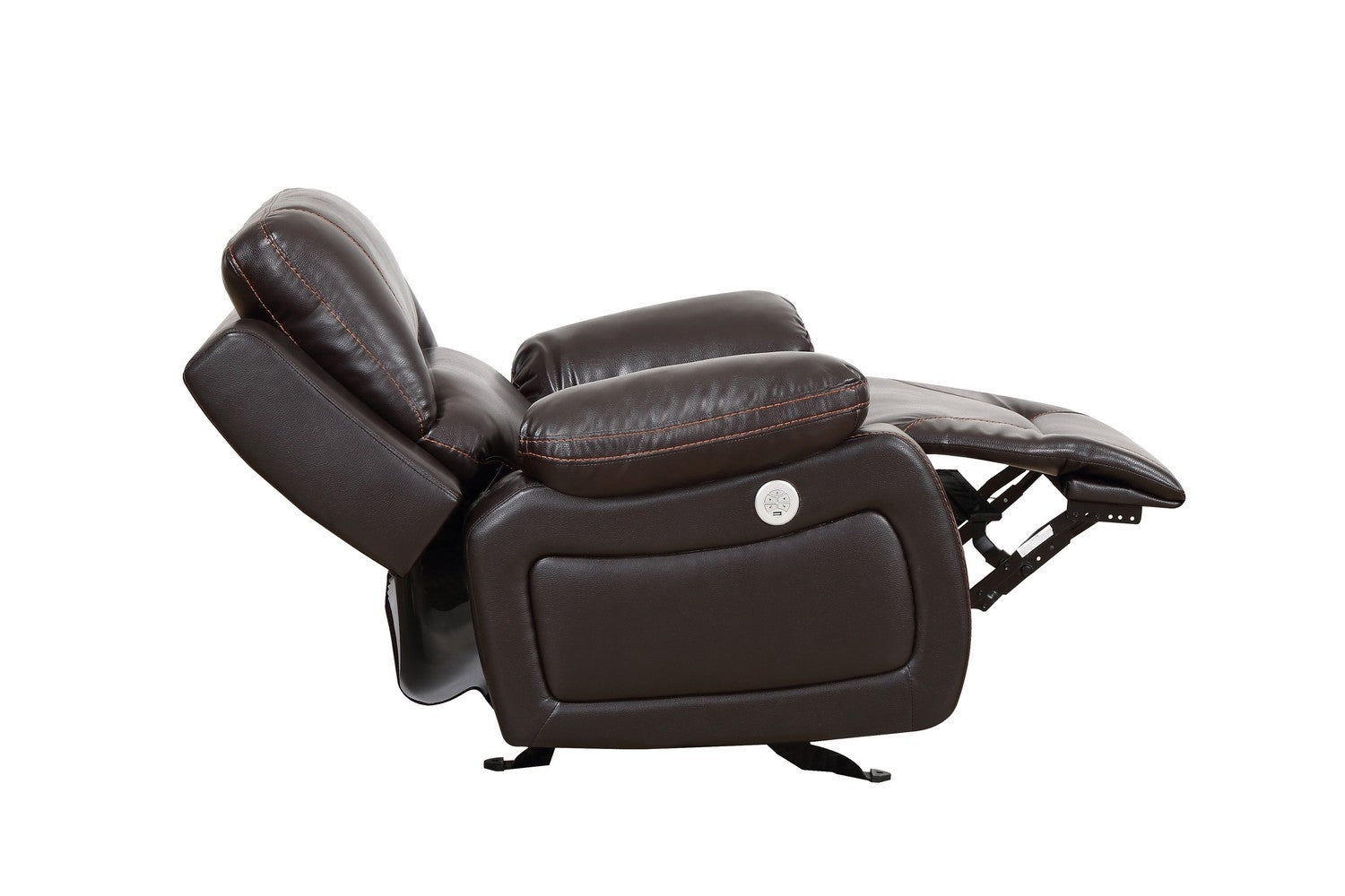 44 X 40" X 40" Brown  Power Reclining Chair