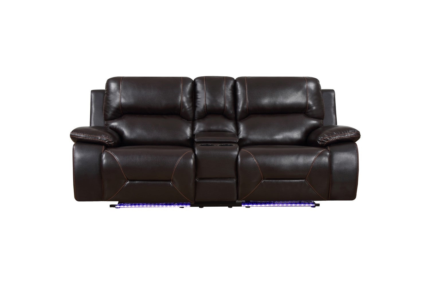 210" X 120" X 120" Brown  Power Reclining Sofa Set