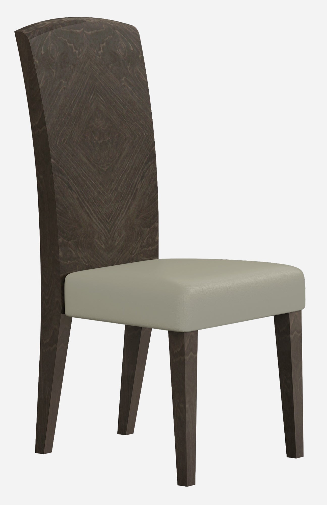 57" X 64.5" X 130.5" Gray  Dining Table and 6Pcs Chair Set