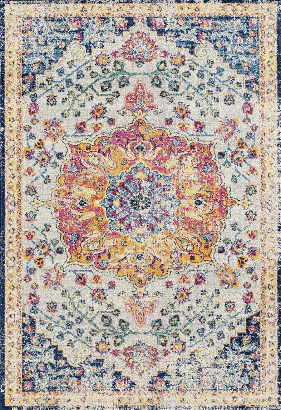 94" x 126" Camari Cream Olefin / Frieze Oversize Rug