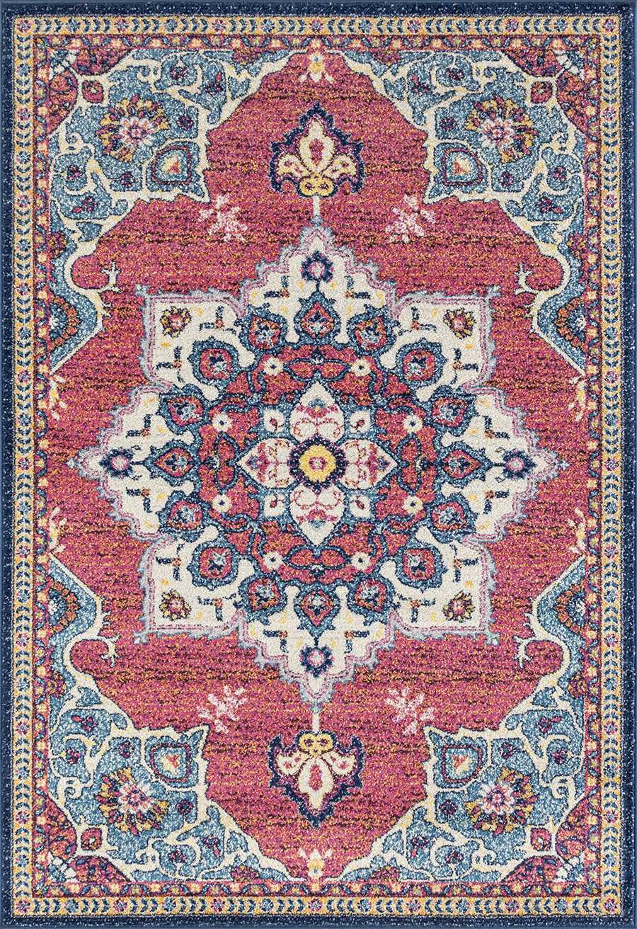 94" x 126" Midnight Blue Olefin / Frieze Oversize Rug