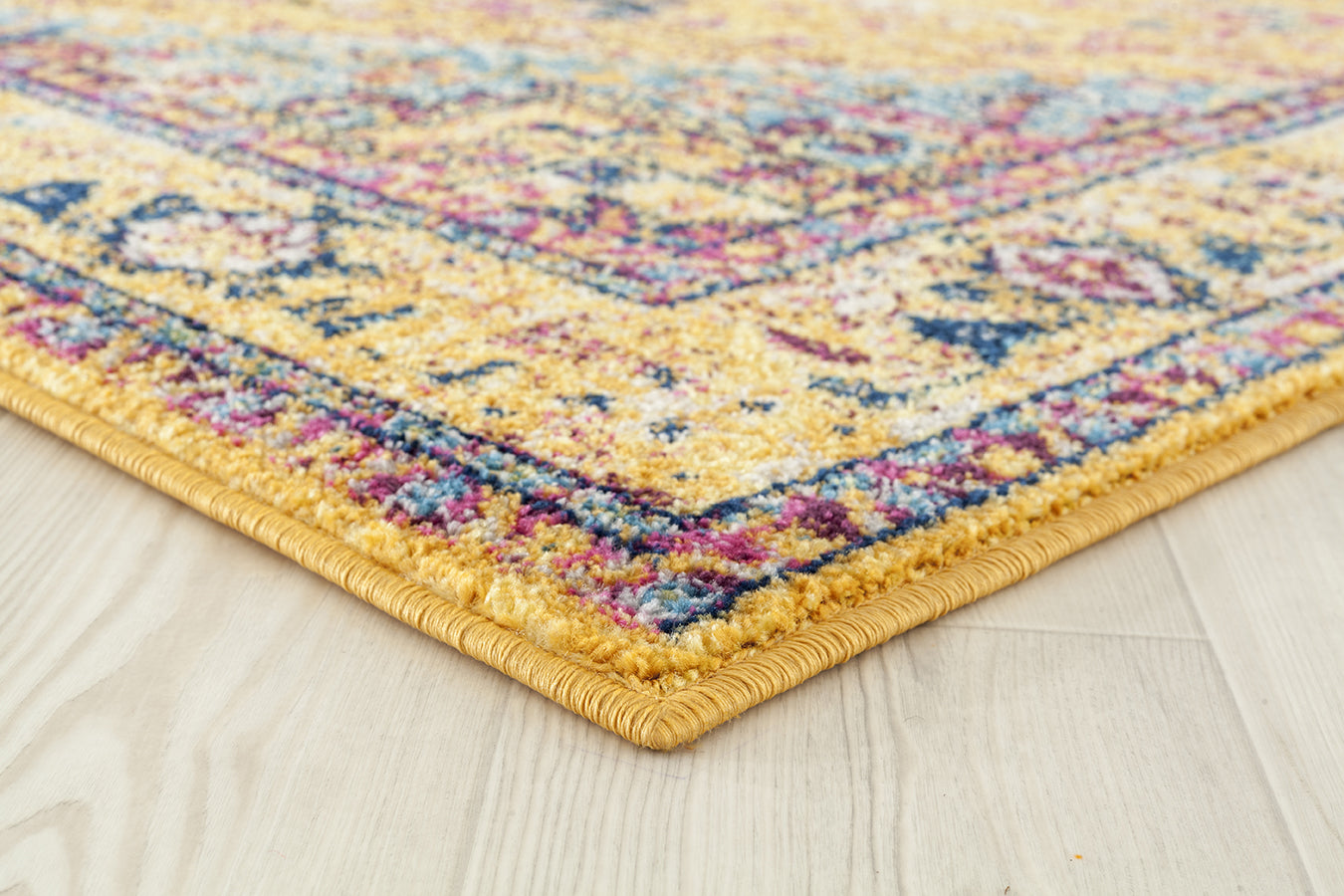 22" x 36" Burnt Orange Olefin / Frieze Accent Rug