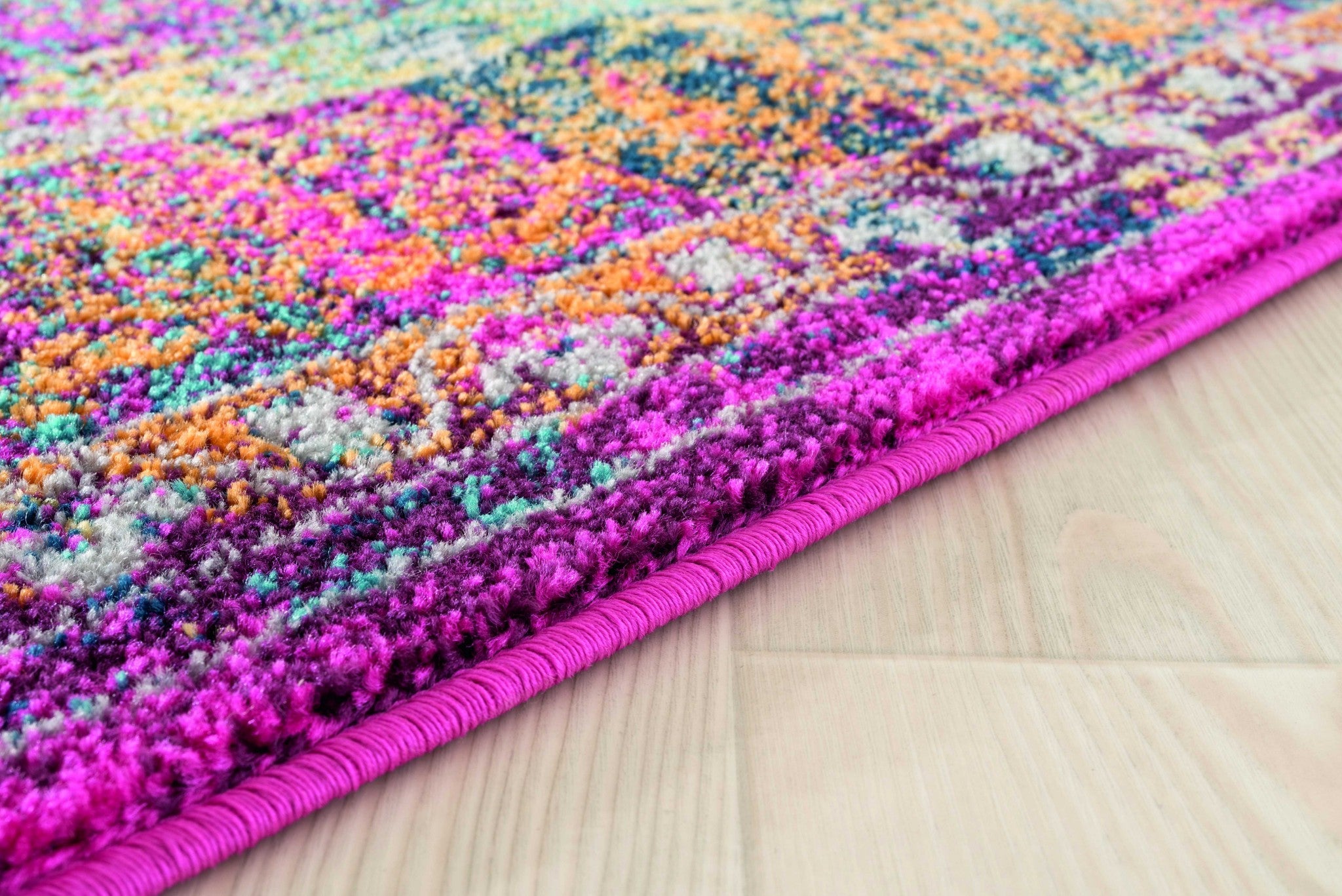 31" x 86" Blue Olefin / Frieze Runner Rug