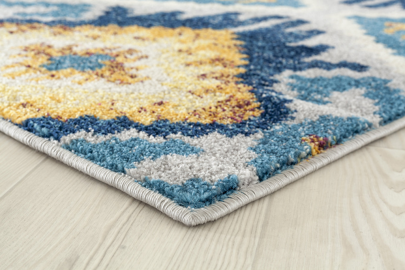 118" x 158" Midnight Blue Olefin / Frieze Rug