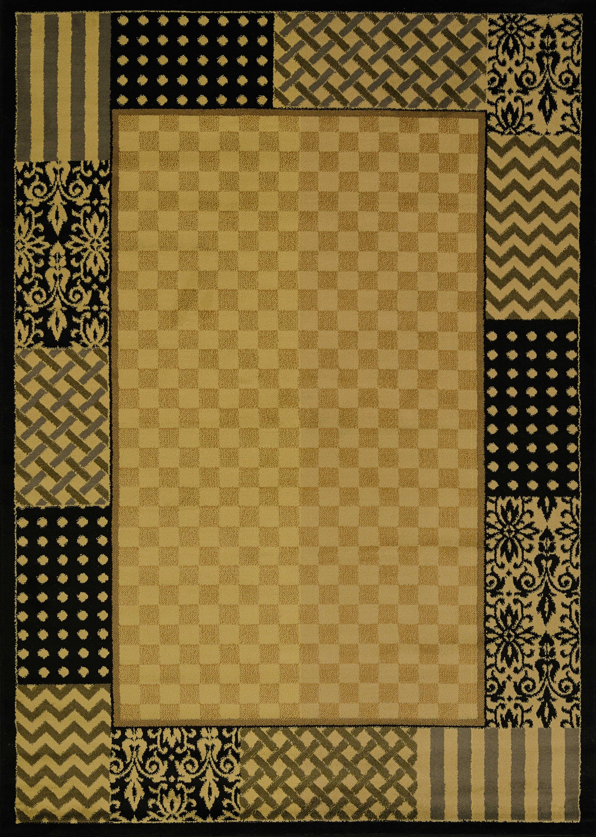 94" x 126" Multicolor Polypropylene Kitchen Oversize Rug