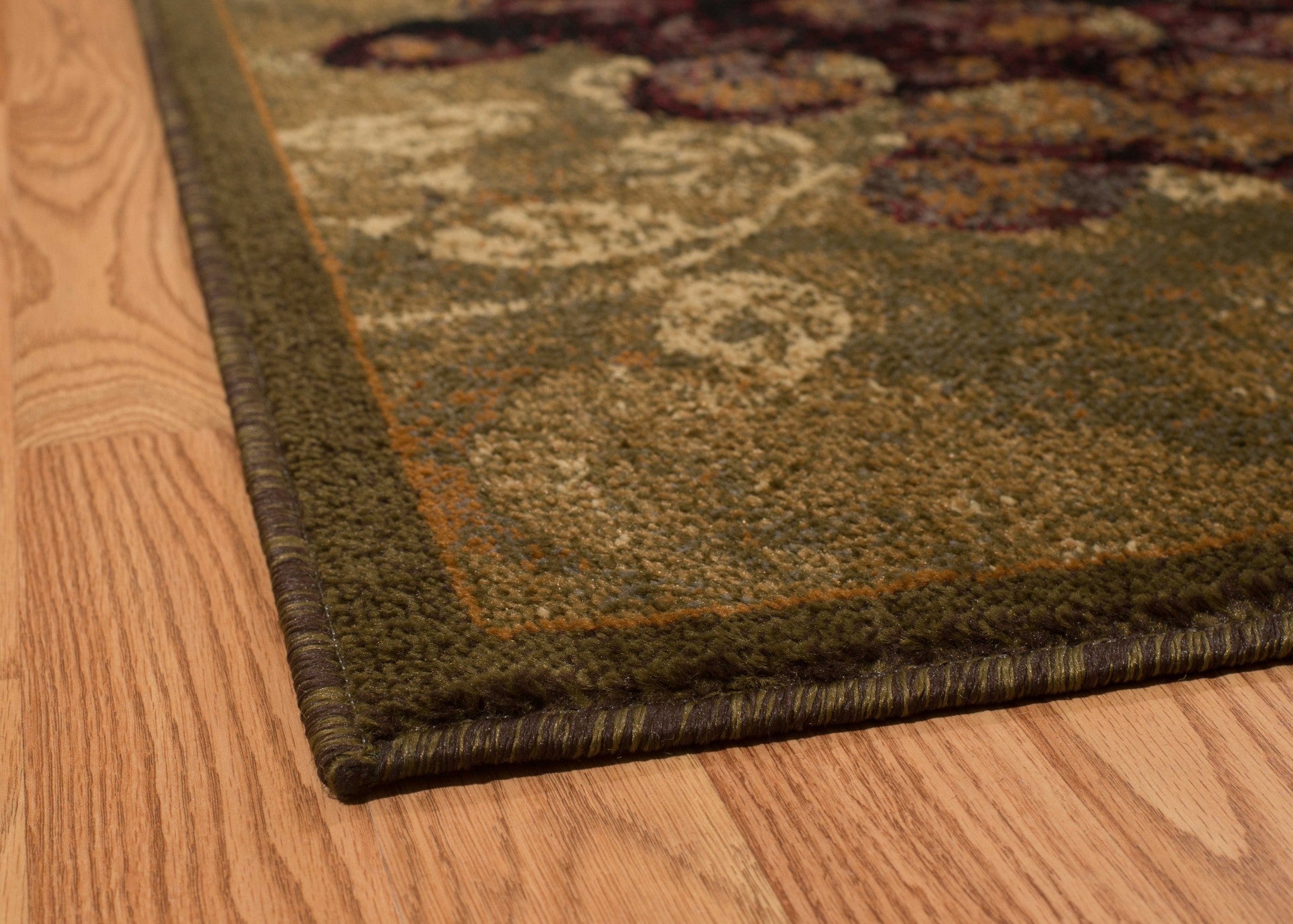 94" x 126" Vineyard Green Polypropylene Oversize Rug