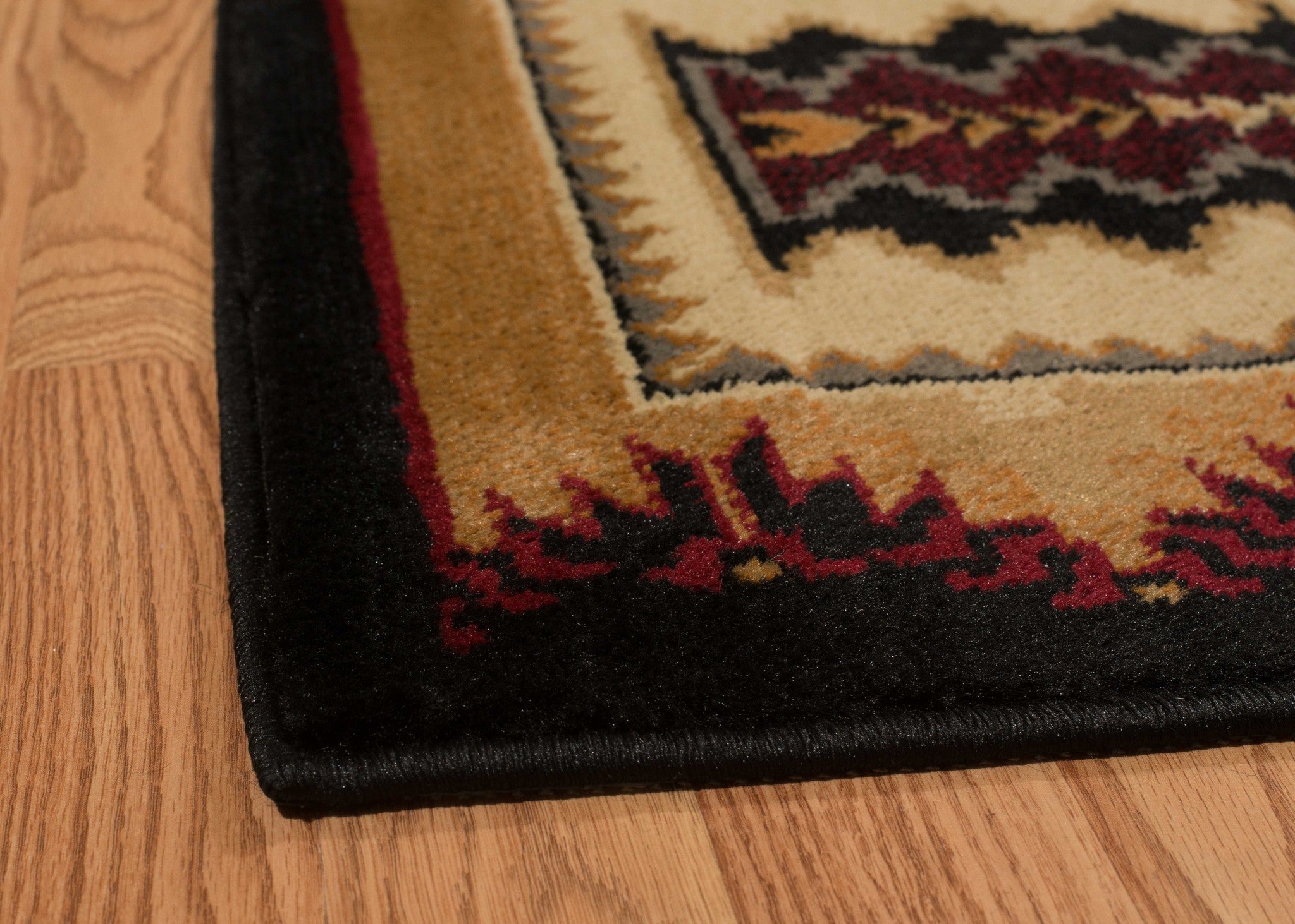 22" x 26" Ivory Polypropylene Accent Rug