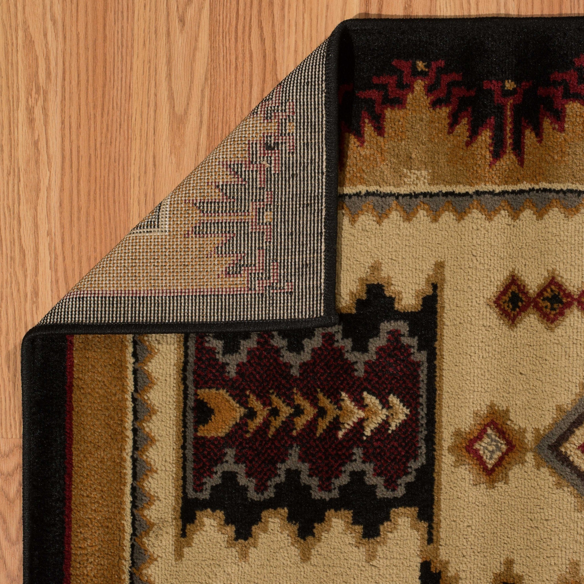 22" x 86" Ivory Polypropylene Runner Rug