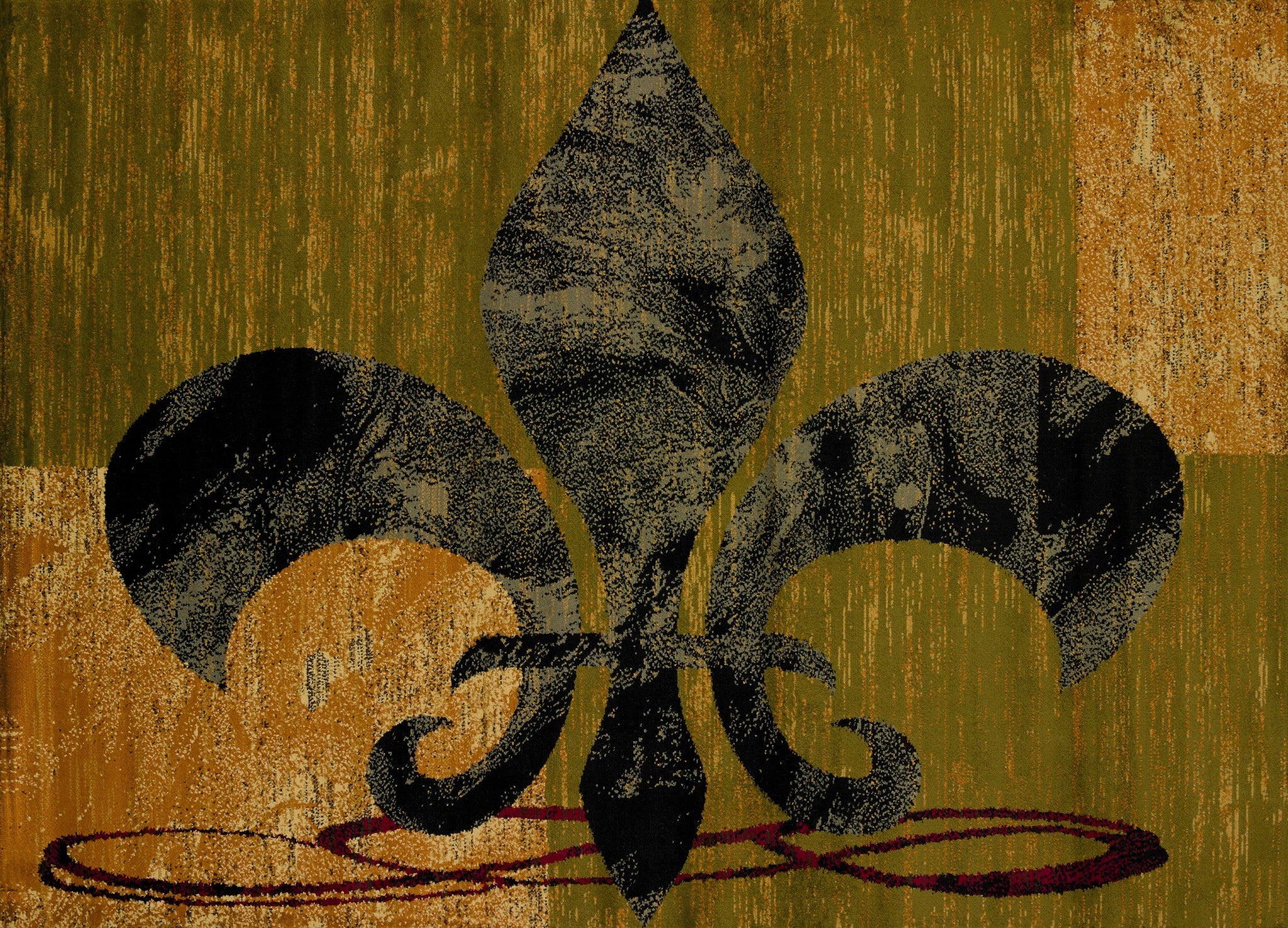 94" x 126" Multicolor Polypropylene Oversize Rug