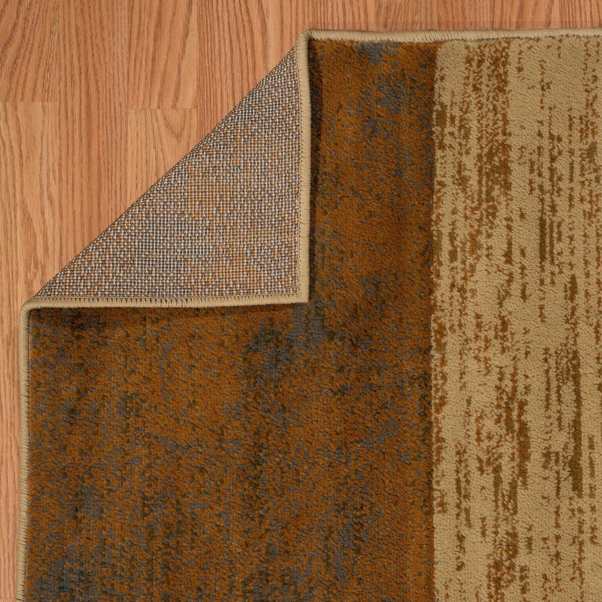 63" x 86" Cream Polypropylene Area Rug