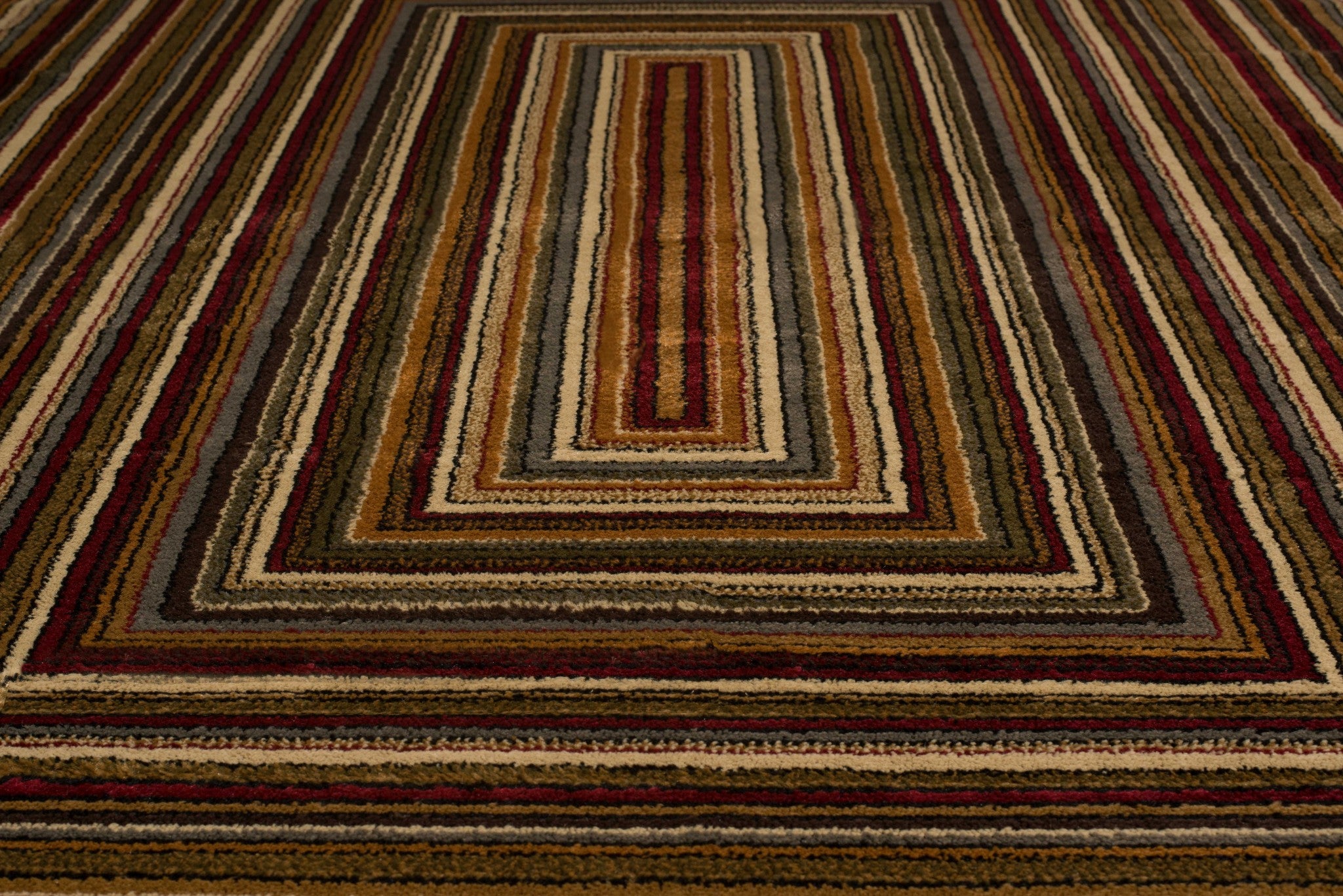 22" x 26" Multicolor Polypropylene Accent Rug