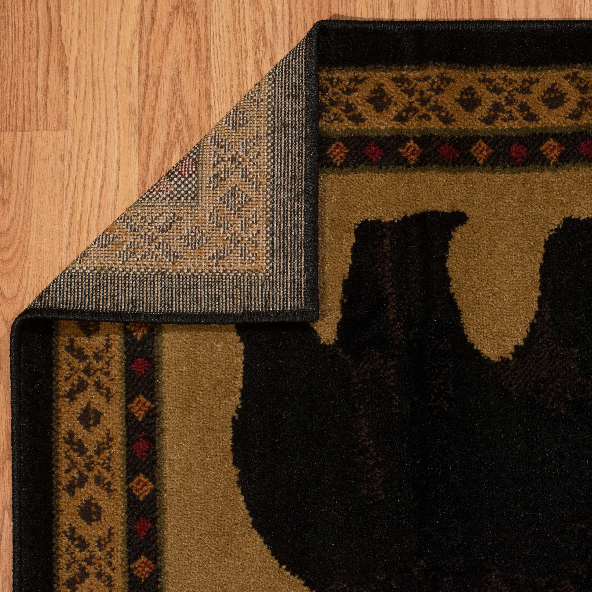 22" x 86" Lodge Polypropylene Runner Rug