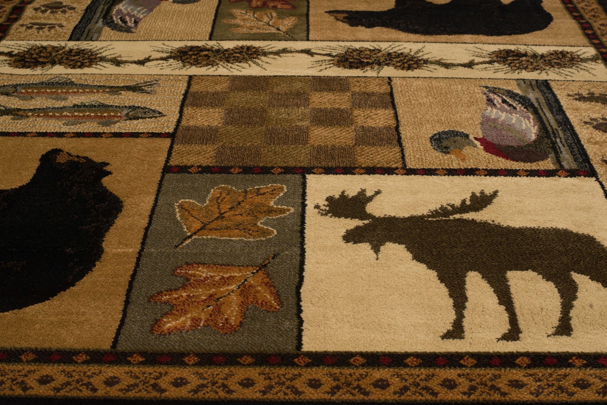 22" x 86" Lodge Polypropylene Runner Rug
